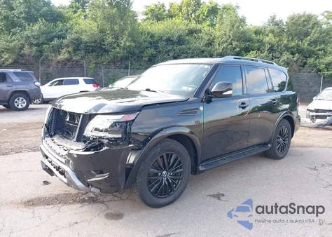 2021 Nissan Armada Sv 4Wd from USA, damaged, VIN JN8AY2AD8M9662960